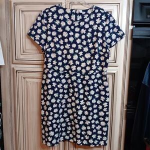 Old Navy‎ Daisy Dress - Size XL - Navy White Yellow
